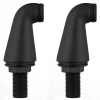 Edouard Rousseau Colonnette pour mitigeur bain/douche sur baignoire, noir,* Accessoire De Robinet