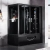 Archipel Combi Balneo douche Hammam CBH BLACK 179x97 - DROITE