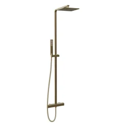 Cuisibane Combiné de douche et douchette SQUARE - Doré