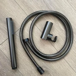 Essebagno Combiné support de douche gun métal 3 pièces Luisa