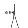 Hudor Composition de douche SC64 en laiton gun black collection Permesse