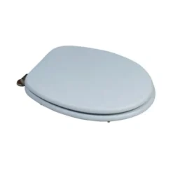 Kiamami Valentina Couvre-Siège Universel En Mdf Gris Clair Avec Traitement Antibactérien* Abattant Wc