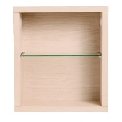 Autres Cube de rangement modulaire étagère caisson murale bois 45 x 40 x 18 cm chêne CEDAM
