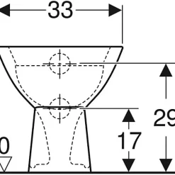 Geberit Cuvette WC au sol pour enfants BAMBINI - - 500.916.00.1* Wc Suspendu