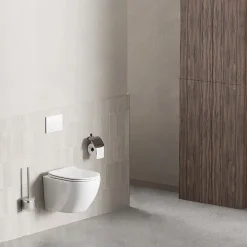 Am.Pm Europe Cuvette WC Suspendu Blanc Toilette Suspendu FlashClean WC sans rebord avec couvercle de siège SoftClose, CXB1701SC Blanc AM.PM