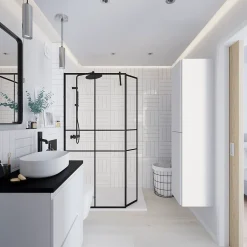 GoodHome Cuvette WC suspendu en céramique, l.36 x H.35,5 x P.50 cm, blanc, Levanna* Wc Suspendu
