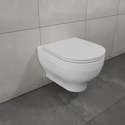 GoodHome Cuvette WC suspendu sans bride Cavally* Wc Suspendu