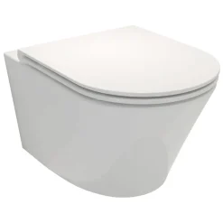 Jacob Delafon Cuvette WC suspendu sans bride Rodin+ avec abattant