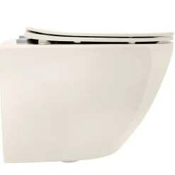 Rea Cuvette Wc Suspendue Carlo Mini Rimless Ecru* Wc Suspendu