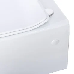 GoodHome Cuvette WC suspendue sans bride, effet Vortex, Fuerte