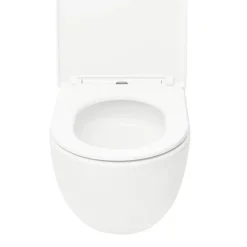 Geberit Delta Pack WC Bâti support Duofix 112 cm + WC SAT Tornado sans bride + Abattant SoftClose + Plaque blanche (TORNADOGEB3)