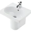 Sanindusa Demi colonne pour lavabo enfant WCkids sanitaires pour enfant blanc* Lavabo