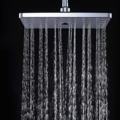 Bernstein Douche de tête en ABS NT200 - 32x20cm - 3 types de jets différents* Pommeau De Douche, Flexible Et Barre De Douche