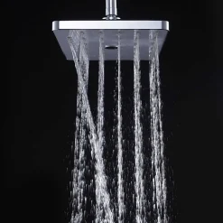 Bernstein Douche de tête en ABS NT200 - 32x20cm - 3 types de jets différents* Pommeau De Douche, Flexible Et Barre De Douche