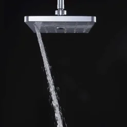 Bernstein Douche de tête en ABS NT200 - 32x20cm - 3 types de jets différents* Pommeau De Douche, Flexible Et Barre De Douche