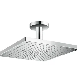 Hansgrohe Douche de tête Raindance E, 1 jet avec raccord plafond chromé* Pommeau De Douche, Flexible Et Barre De Douche
