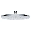 Bernstein Douche de tête ronde en ABS - D2250 - fonction autonettoyante - 22,50cm - couleur noir mat ou chromé Chrome