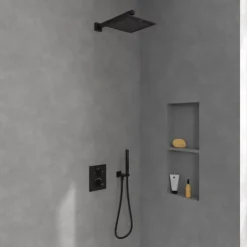 Villeroy & Boch Douche de tête VILLEROY ET BOCH Universal rectangle Noir mat* Pommeau De Douche, Flexible Et Barre De Douche