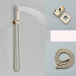 Signature Douche Luxe Encastrée dorée en laiton* Robinet De Douche