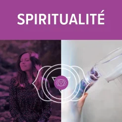 Douchette 1 jet Amethyste 12 cm Change your life