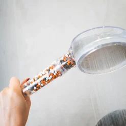 Change your life Douchette 1 jet avec billes Mineral Shower diam. 12 cm* Pommeau De Douche, Flexible Et Barre De Douche