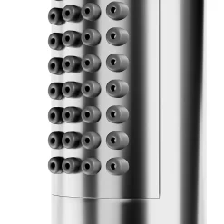 GoodHome Douchette 1 jet Yekela en ABS coloris chromé* Pommeau De Douche, Flexible Et Barre De Douche