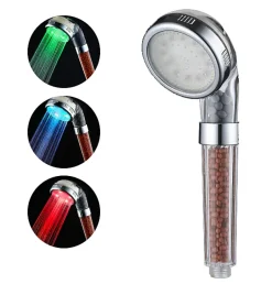 Change your life Douchette 1 jet LED, chrome, SpaShower* Pommeau De Douche, Flexible Et Barre De Douche