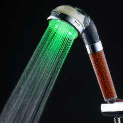 Change your life Douchette 1 jet LED, chrome, SpaShower* Pommeau De Douche, Flexible Et Barre De Douche