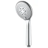 GoodHome Douchette 3 jets chromé Cavally* Pommeau De Douche, Flexible Et Barre De Douche