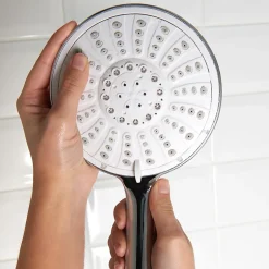 GoodHome Douchette 5 jets chromé Imelda* Pommeau De Douche, Flexible Et Barre De Douche