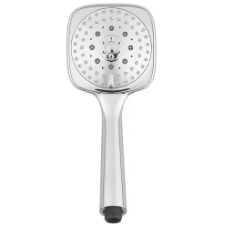 GoodHome Douchette 3 jets chromé Teesta* Pommeau De Douche, Flexible Et Barre De Douche