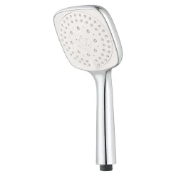 GoodHome Douchette 3 jets chromé/blanc Teesta