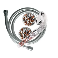Douchette 3 jets chrome SpaShower Change your life + flexible et recharge