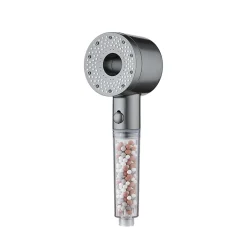 Passat Douchette 5 jets gris Pure Shower Eco* Pommeau De Douche, Flexible Et Barre De Douche