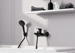 Hansgrohe Douchette à main noir mat Vernis Blend 100 Vario