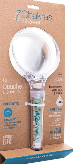 Change your life Douchette diamètre 12 cm, 1 jet, 7ChakrasShower