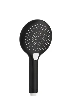 MTK Douchette Eco Control 3 jets, noir,* Pommeau De Douche, Flexible Et Barre De Douche