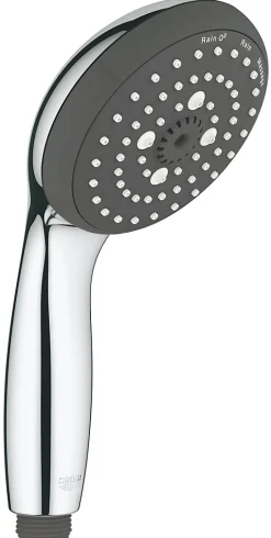 Grohe Douchette ronde 3 jets, chrome, Vitalio Start 100