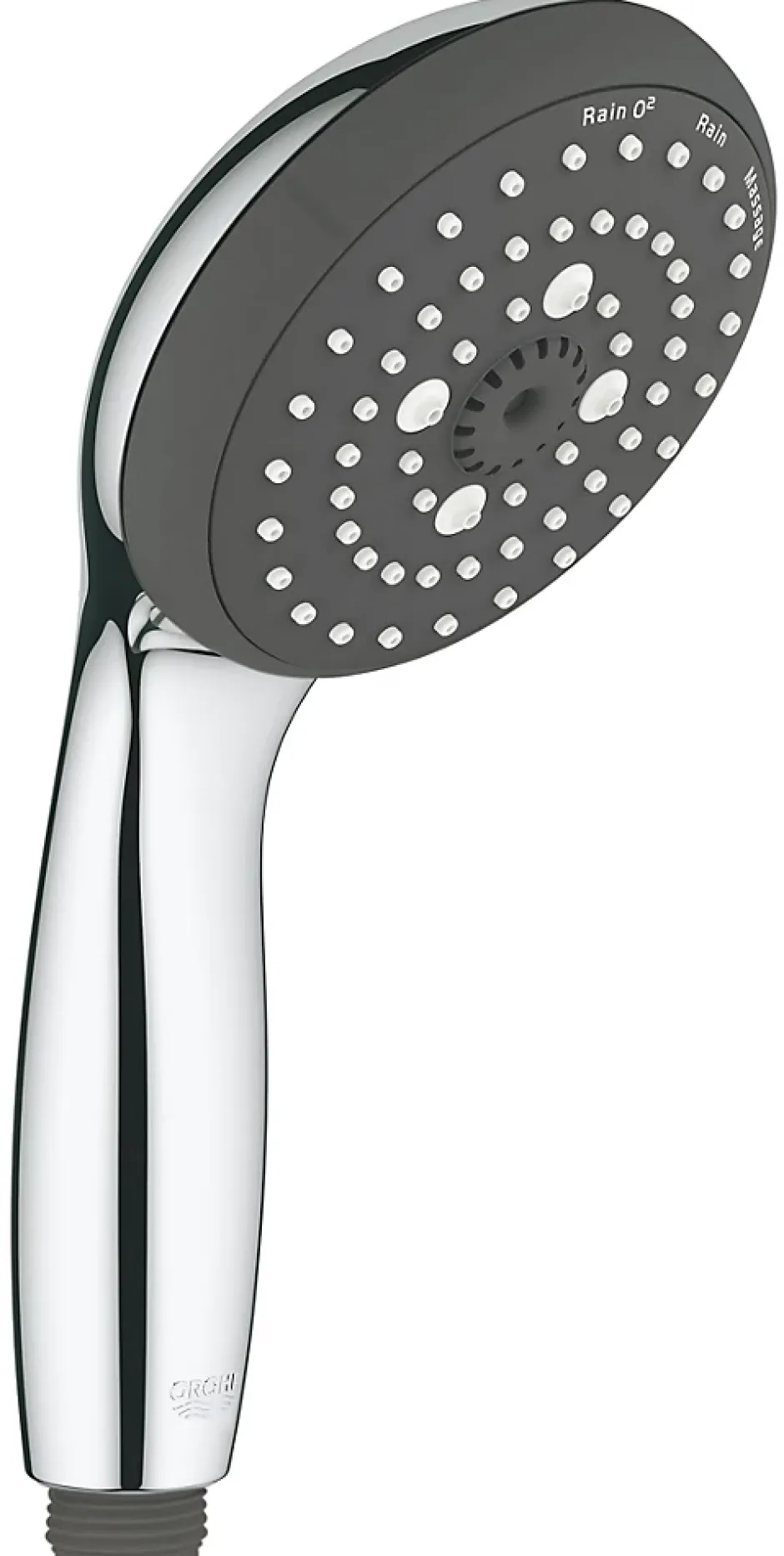 Grohe Douchette ronde 3 jets, chrome, Vitalio Start 100