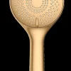 Wenko Douchette universelle ronde 3 jets Watersaving, doré,