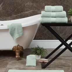 Sensei Maison Drap de bain 550 g/m² Menthe 70x140 cm LUXURY
