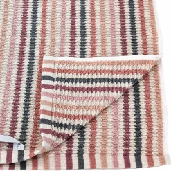 Linnea Drap de bain à rayures pur coton 100x150 cm collection BREEZE rose* Serviette De Bain