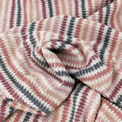 Linnea Drap de bain à rayures pur coton 100x150 cm collection BREEZE rose* Serviette De Bain