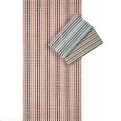 Linnea Drap de bain à rayures pur coton 100x150 cm collection BREEZE rose* Serviette De Bain