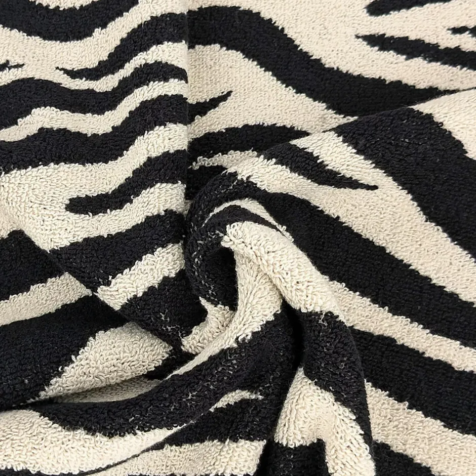 Linnea Drap de bain absorbant coton 100x150cm ZEBRA beige* Serviette De Bain