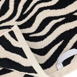 Linnea Drap de bain absorbant coton 100x150cm ZEBRA beige* Serviette De Bain