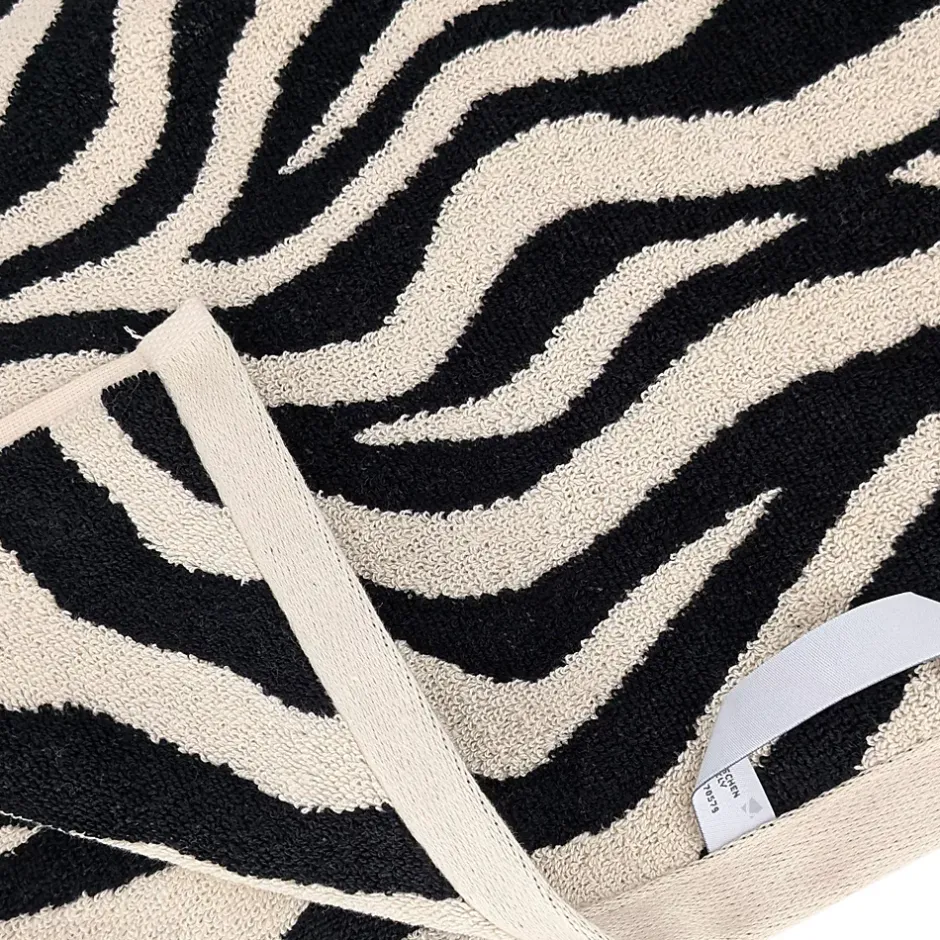 Linnea Drap de bain absorbant coton 100x150cm ZEBRA beige* Serviette De Bain