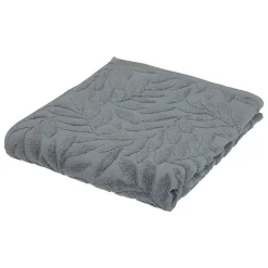 Atmosphera Créateur D'Intérieur Drap de bain "Cisel" - coton - gris foncé - 100x150 cm - Atmosphera