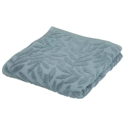 Atmosphera Créateur D'Intérieur Drap de bain Cisel - coton - bleu - 100x150 cm - Atmosphera