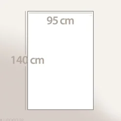 Linnea Drap de bain coton 550g/m2 95x140 cm NAÏA orange Argile
